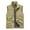 Khaki, variant on uublik Men's Casual Outerwear Vest Lightweight Full-Zip Sleeveless Jacket Outdoor Hiking Travel Golf Vest with Pockets White