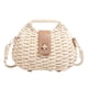 thumbnail image 3 of Bolso de paja para playa de verano para mujer, bolso tejido de paja de mimbre de gran capacidad, bolsos de hombro hechos a mano, ligero para vacaciones en la playa, 3 of 9