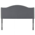 thumbnail image 3 of Naomi Home Cassandra Queen size headboard only, Height Adjustable Queen Size Headboard, Button Tufted Headboard with 12 Positions, Metal Legs, Wall/Bed Mount, Linen Fabric headboard Queen, Light Gray, 3 of 11