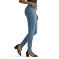 thumbnail image 2 of Lee Women's Ultra Lux Comfort High Rise Skinny Jean Denim Pants Sugar Cloud New, 2 of 5