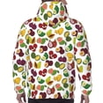 thumbnail image 7 of Junzan Colorful Fruits for Men's Hoodie - Fall Pullover Hooded Sweatshirt-Hooded Sweatshirt for Men - Men's Stylish Sweatshirt for Winter & Autumn-Medium, 7 of 7