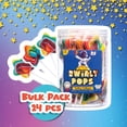 thumbnail image 6 of 24 Galaxy Star Rainbow Lollipops Individually Wrapped, Bursting with Fruity Flavor, Great Swirl Lollipops for Kids Birthday Parties, Space Candy Party Favors and Cake Toppers, By 4YoreElves, 6 of 7