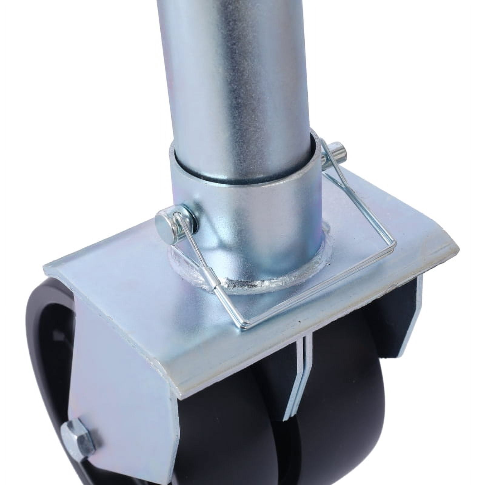 【LuckyNote】Trailer Jack, Boat Trailer Jack 34.5 in, Bolt-on Trailer Tongue Jack Weight Capacity 1500 lb, with PP Wheels and Handle for Lifting RV Trailer, Horse Trailer, Utility Trailer