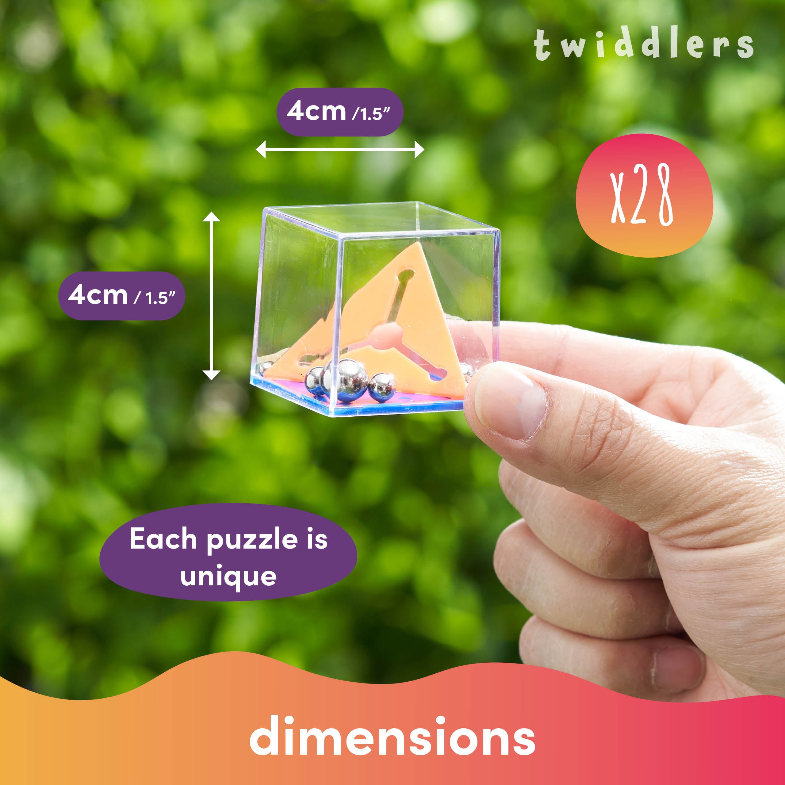 12 Mini Casse-Tête 3D - Sphère, Cube Et Pyramide | Idéal Pour Sacs De Fête Enfants Et Anniversaire