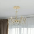 thumbnail image 4 of XIBUFE European Style Plastic Ceiling Medallion Round Base Decorative Light Elegant, 4 of 5