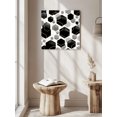 thumbnail image 6 of Wall Art Prints, Black Grey Framed Canvas Prints for Bedroom Living Room Bathroom Office, Geometric Gold White Hexagon Modern Gallery Wrap Wall Art Poster for Gifts Home Decor 28"x28", 6 of 9