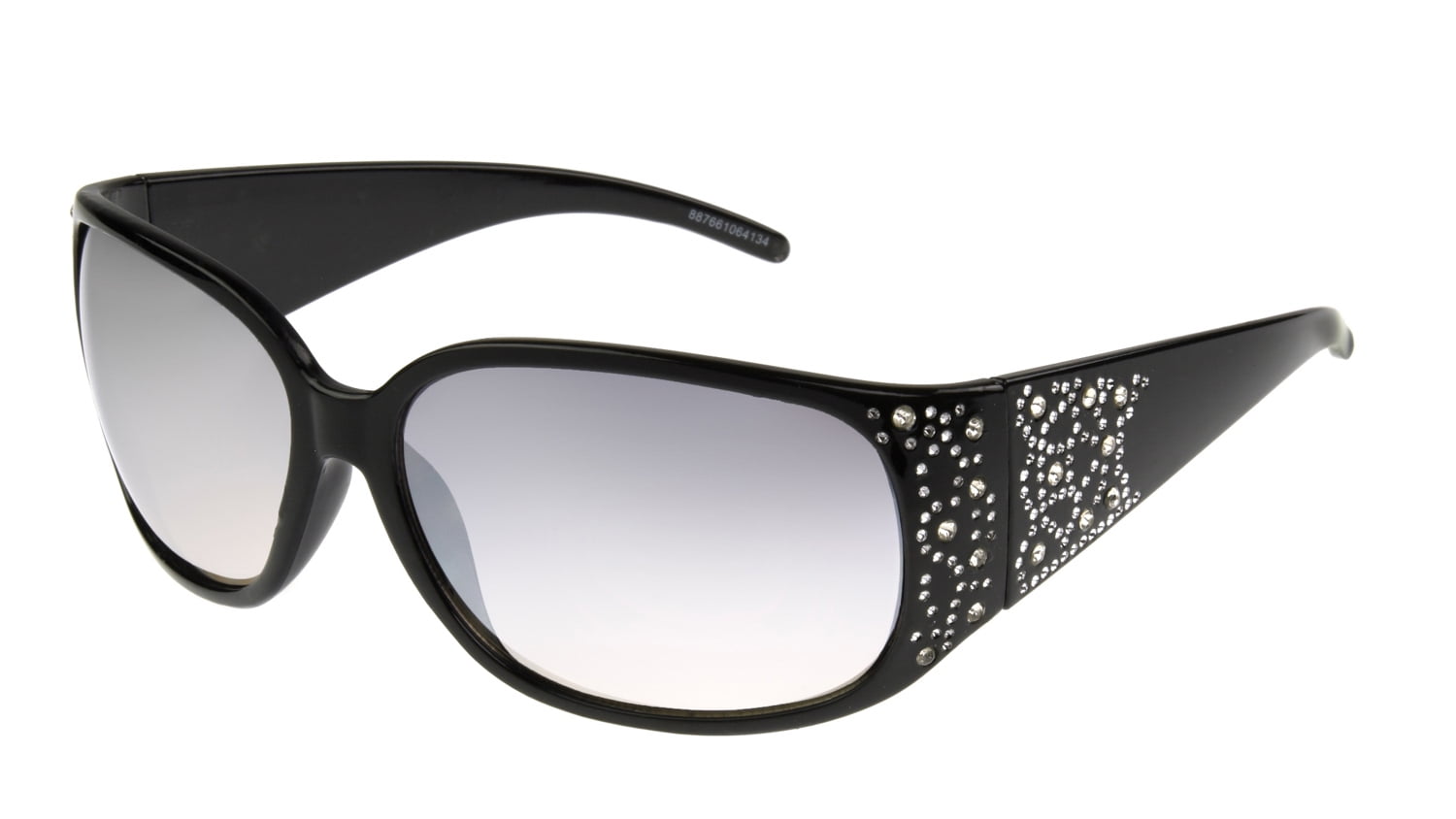 Foster Grant Foster Grant Women's Black Wrap Sunglasses H09