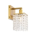 thumbnail image 5 of Phineas 1 light Brass and Clear Crystals wall sconce, 5 of 7