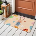 thumbnail image 4 of Bathroom Rugs 2x3 Ft, Spring Easter Non Slip Area Rugs for Kitchen Bedroom Entryway, Bunny Colorful Eggs Floral Beige Washable Carpet Runner Rug Floor Mats for Bedroom Home Decor, 4 of 8