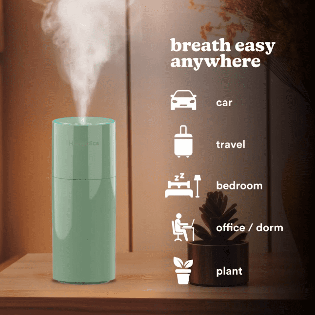 HoMedics Portable Ultrasonic Humidifier