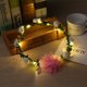 thumbnail image 5 of 4x Cinta para Cabeza Pelo Corona Flor LED Luz Hermoso Guirnaldas para Playa Viajes Fiesta de Bodas Sunnimix Diadema de guirnalda de flores para mujer, 5 of 8