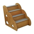 thumbnail image 5 of CarpNettore Dog Stairs with 4 Step Anti Slip Sturdy with Fabric Cover 17.7x11.8x15.7inch, 5 of 9