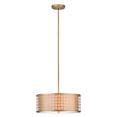 thumbnail image 3 of Safavieh Giotta 18 in. Dia. Drum Pendant Light, Antique Gold, 3 of 5