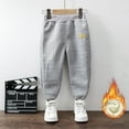 thumbnail image 2 of Girls' Fashion Girls' Solid Joggers Toddler Kids Baby Girls Boys Pants Athletic Active Jogger Pants Sweatpants Lined Winter Warm Long Bottoms Trousers, 2 of 9