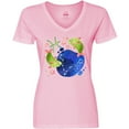 thumbnail image 3 of Inktastic Pisces Constellation Zodiac Sign Illustration Women's V-Neck T-Shirt, 3 of 5