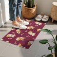 thumbnail image 4 of Christmas Corgi Door Rugs,Washable Non Slip Door Mats Indoor,Decorative Door Mats,Entry Mat Indoor for Entrance,Bedroom,Kitchen,Bathroom,16"x24", 4 of 6