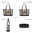 thumbnail image 6 of FORMRS Canvas Laptop Tote Bag for Women with 15.6" Computer Compartments Shoulder Handbag, Floating Whale, 6 of 7