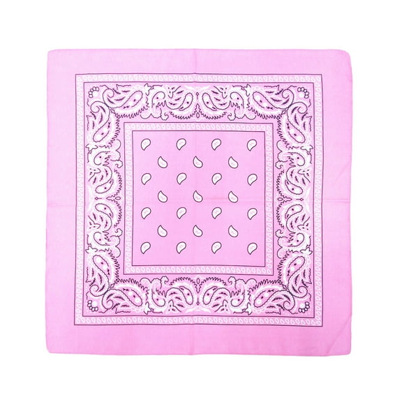 XMMSWDLA Multi-Purpose Cotton Headbands for Women, 20 Inch Cowboy Bandanas for Men F Scarf Wraps for Women