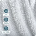 thumbnail image 5 of Bare Home Faux Shearling Blanket - Dual Layer - Fluffy & Soft - Lightweight - Full/Queen, White, 5 of 7