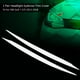 thumbnail image 2 of Un par de cubiertas embellecedoras para párpados y cejas para faros delanteros para Golf 7 GTI 2013-2018, color blanco Jadeshay A, 2 of 8