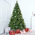 thumbnail image 3 of Clearance! Christmas Trees Pre-Lit for Home, 7.4ft Realistic Artificial Christmas Tree Decoration with 500 LED Lights, 1300 Tips Premium Hinged Christmas Spruce Tree with Solid Metal Stand, 3 of 10