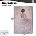 thumbnail image 4 of Stupell Industries Traditional Graceful Woman in Blush Gown Black Framed Giclee Art, 20 x 30, by Petals Prints Design, 4 of 8