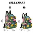 thumbnail image 2 of FORMRS Mini Backpack Purse for Women Travel Daypack Casual Shoulder Bag, Flamingo Floral Pattern, 2 of 7