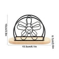 thumbnail image 3 of Table Napkin Rack Modern Metal Napkin Rack For Kitchen Tables And Countertops Cocktail Napkin Rack For Indoor And Outdoor Use, 3 of 6