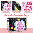 thumbnail image 2 of Bolsas de cosméticos Sanwuta Makeup impresas a prueba de agua, 12 unidades, 2 of 7