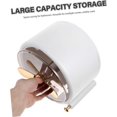 thumbnail image 4 of Roll Box Toilet Phone Holders Hand Tissue Holder Toilet Paper Holder Stand No Punching Paper Container White Roll Holder, 4 of 5