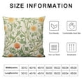 thumbnail image 6 of COMIO  Designer Vintage Throw Pillow Covers,Beige Luxury French Soft Pillows Cover with Daisy Floral Pattern,Square Farmhouse Decorative Pillowcase for Couch,Bed,Living Room 2pc, 6 of 6