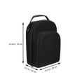 thumbnail image 2 of unbranded Organizador De Gorras De Béisbol Negro Con Protección Rígida Y Portátil Con Asa, 2 of 8