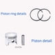 thumbnail image 3 of 40mm Lawn Mower Cylinder Assembly Cylinder Piston Kit for 1E40F 1E40-5 1E44F Lawn Mower Cylinder Parts, 3 of 5