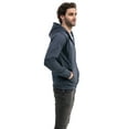 thumbnail image 5 of Mio Marino Men’s Full Zip Fleece Hoodie Sweatshirt, 5 of 6
