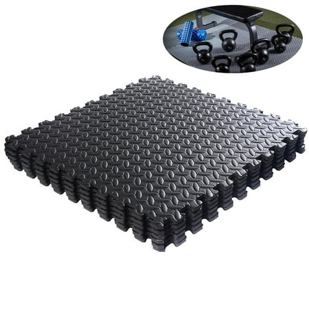 Ktaxon 54 Pieces Puzzle Exercise Mat with High Quality EVA Foam Interlocking Tiles,Gymnastics Mats for Home Gym Fitness Wotkout,