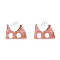 thumbnail image 2 of Ayudante de hamaca Billuyoard para perros y gatos XS-L Rosa 2Conjunto, 2 of 6