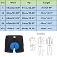 thumbnail image 2 of BKQCNKM Boxers for Men Mens Boxer Briefs Cycling Underwear Men 3d Padded Shockproof Mtb Shorts Riding Bike Sport Underwear Tights Shorts Mens Boxers Blue M, 2 of 3