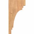 thumbnail image 3 of 3 1/2"W x 12"D x 24"H Pescadero Smooth Corbel, Western Red Cedar, 3 of 9