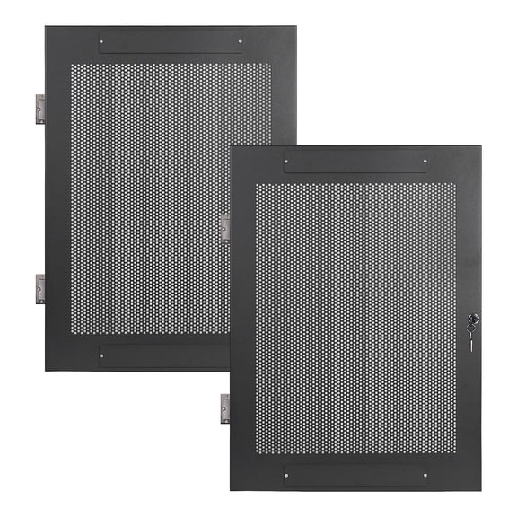 Sound Town Server Rack Doors, for STRK-M16U Server Rack (STRK-DS16U)