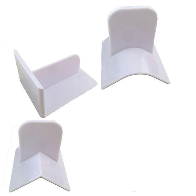 3 pasteles diferentes para decorar, pulidor más suave, herramienta para alisar fondant, borde de pastel más suave (3 piezas, blanco) ZefeiWu 8390611529222
