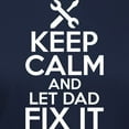 thumbnail image 3 of CafePress - Keep Calm And Let Dad Fix It T Shirt - Women's Traditional Fit Dark T-Shirt, 3 of 4