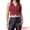 Burgundy, variant on DARING DIVA Women's V Neck Button Down Sleeveless Racerback Dressy Vest XS Burgundy