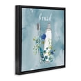 thumbnail image 2 of Stupell Industries French Country Floral Bathroom Rules Brush Black Floating Frame Canvas Art, 18 x 18, by Nan, 2 of 8