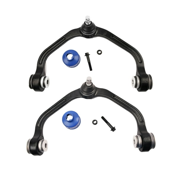 Pair 2 Front Left-Right Upper Control Arm Ball Joint For 1998-2011 Ford Ranger 1 Piece Design, Front Coil