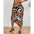 thumbnail image 5 of Bsubseach Colorful Florals Sarong for Women Swim Suit Cover Up Pareo Wraps Beach Long Skirt, 5 of 6