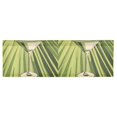 thumbnail image 6 of Yayeee Kitchen Valance Rod Pocket 54" x 18" Living Room Window Curtain, Light Green Martini, 6 of 6