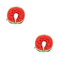 thumbnail image 4 of ZheElen Functional Travel Neck Pillow Comfortable Travel Essential Adjustable Foam Particles Travel Pillow Travel Companion Watermelon 30cm 2Set, 4 of 6