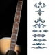 thumbnail image 2 of de calcomanías adhesivo para diapasón extraíble DIY para piezas de repuesto de guitarra acústica / eléctrica Yuyangstore Calcomanía de guitarra en el diapasón, 2 of 8