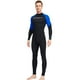 thumbnail image 5 of Traje de baño Traje de neopreno para hombre de buceo de una pieza con cremallera trasera Traje de surf de manga larga de secado rápido para deportes acuáticos, 5 of 7