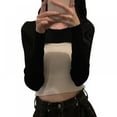 thumbnail image 3 of PENGXIANG Short Layered Knit Top  Female Autumn Slim Slimming Simple Ladies All-Match Sling, 3 of 9